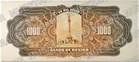 1,000 pesos, primera emisión ABNC, familia AA, reverso