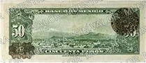 50 pesos, segunda emisión ABNC, familia AA, reverso