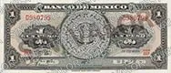 1 peso, tercera emisión ABNC, familia AA, anverso