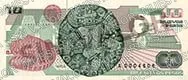 10 nuevos pesos, familia B, reverso