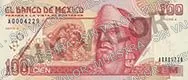 100 nuevos pesos, familia C, anverso