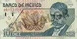10 pesos, familia D, anverso