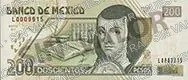 200 pesos, familia D1, anverso