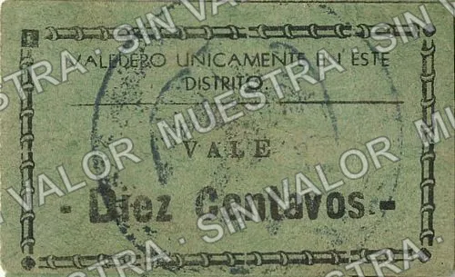 .1 1c Distrito de Matamoros (M3562), reverso (M3562.4 10c Distrito de Matamoros)