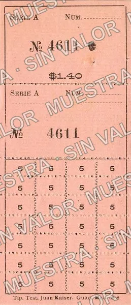 1.4 pesos, San Pedro Analco (M2620), anverso