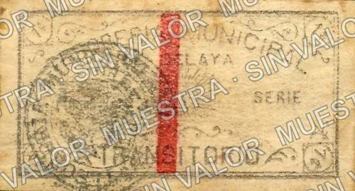 1 centavos, Celaya (M1604), anverso