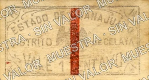 1 centavos, Celaya (M1604), reverso