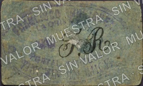 1 centavos, Francisco Rodríguez (M3074), reverso