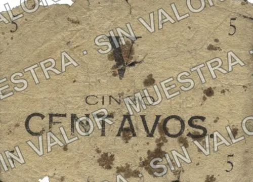 1 centavos, Jefatura Política (M3543), anverso