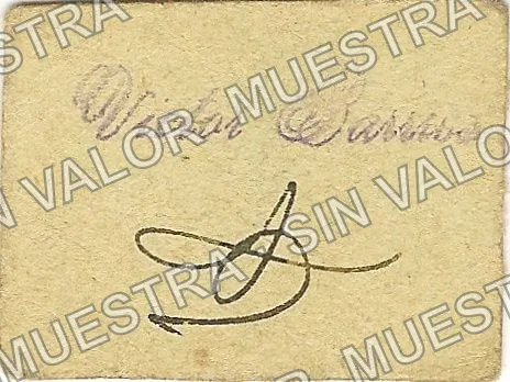 1 centavos, Tesorería Municipal (M3563), anverso