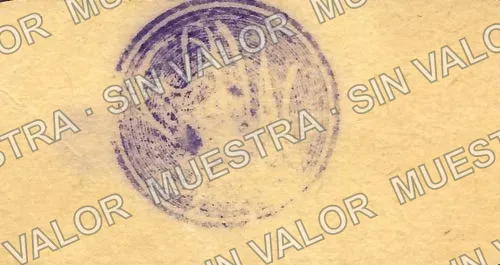 1 centavos, Valle de Santiago (M1741), M1741 1c Valle de Santiago, reverso