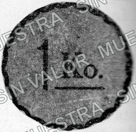 1 kilo Amparo Mining Company (M2492), reverso