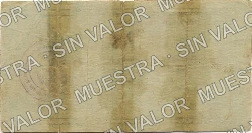 1 peso, Administración de Rentas (M2307), reverso