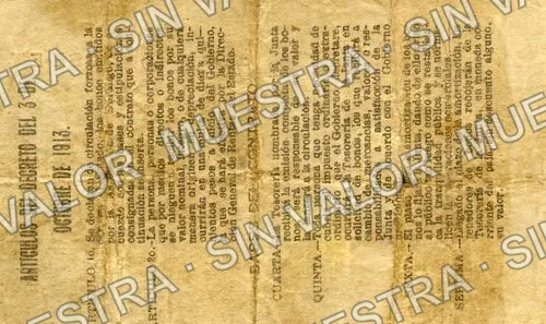 1 peso, Asociación Durangueña (M1480), reverso
