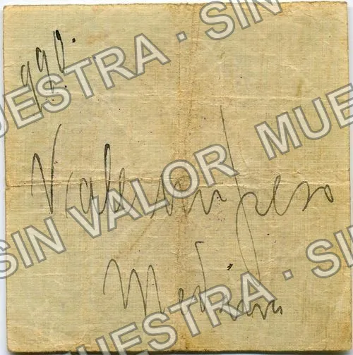 1 peso, Brigada "Serdan" (M3526), anverso
