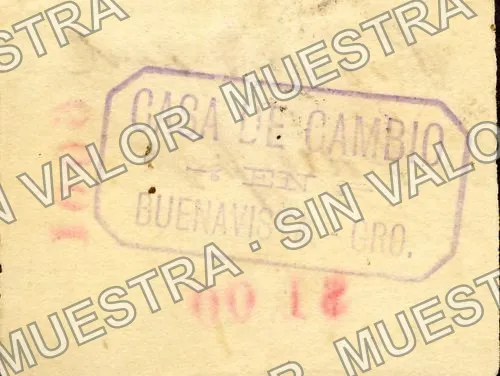 1 peso, Casa de Cambio (M2009), reverso