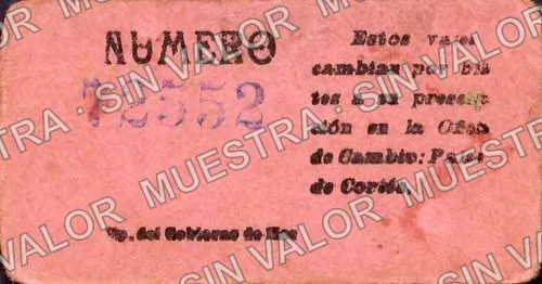 1 peso, Circulación forzosa (M3214), reverso