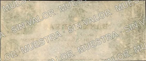 1 peso, Commercial & Agricultural Bank of Texas remainder (M179), M179 $1 Commercial & Agricultural Bank of Texas remainder, reverso