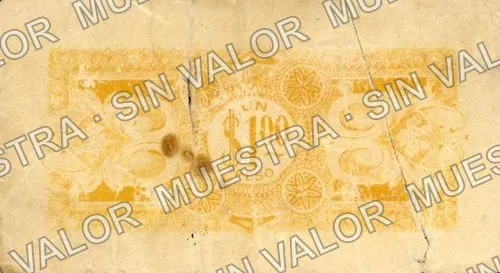 1 peso, Compañía Minera de Peñoles (M1568), M1568 $1 Compañía Minera de Peñoles, reverso