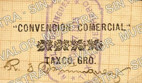 1 peso, Convención Comercial (M2031), reverso