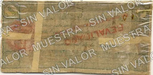 1 peso, Estado de Durango (M1489), reverso (M1489b $1 Estado de Durango)
