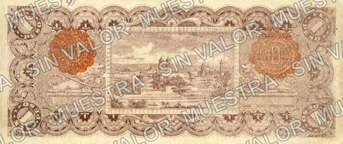 1 peso, Estado de Durango (M1505), reverso (M1505 $1 Estado de Durango)