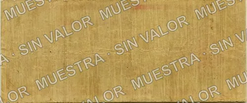 1 peso, Estado de Sinaloa (M3765), reverso