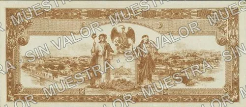1 peso, Estado de Sinaloa (M3783), reverso