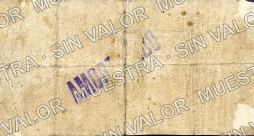 1 peso, Francisco Madero (M1147), M1147b $1 Francisco Madero, reverso
