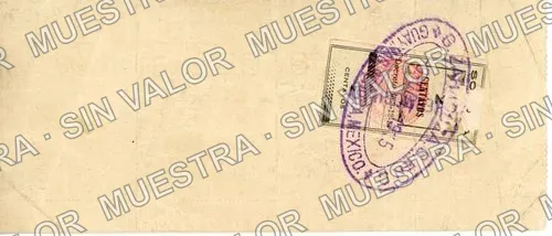 1 peso, Gaspar Zaragoza (M3854), reverso