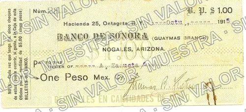 1 peso, Hacienda 25 (M3866), anverso