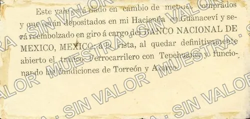 1 peso, Hacienda de "Anita" (M1547), reverso