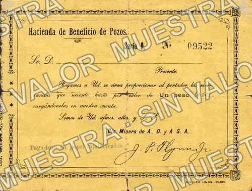 1 peso, Hacienda de Beneficio (M1807), M1807 $1 Hacienda de Beneficio, anverso