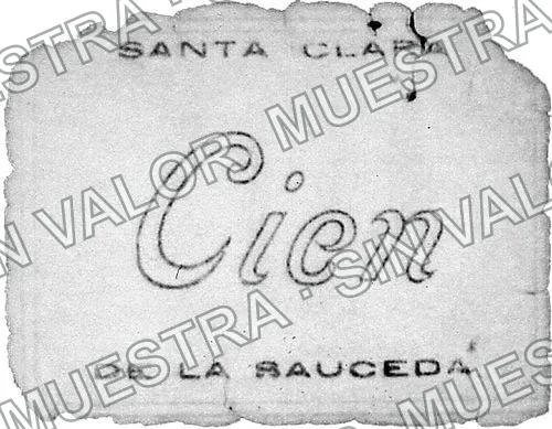 1 peso, Hacienda de la Sauceda (M2640), anverso
