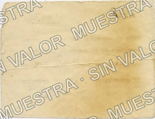 1 peso, Jefatura Municipal (M1526), reverso