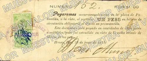 1 peso, Julio Hernández (M3583), anverso