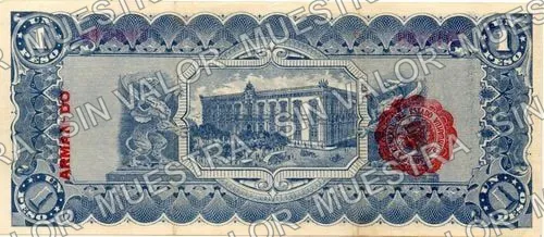 1 peso, L 5522642 (M920), anverso (M920n1 $1 Estado de Chihuahua)