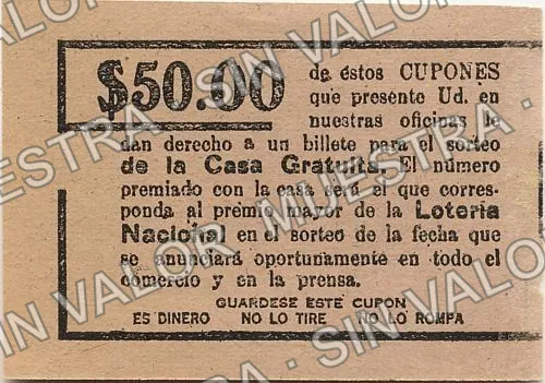 1 peso, La Casa Gratuita (M1391), reverso