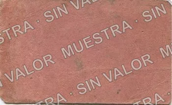 1 peso, La Constancia (M3601), reverso
