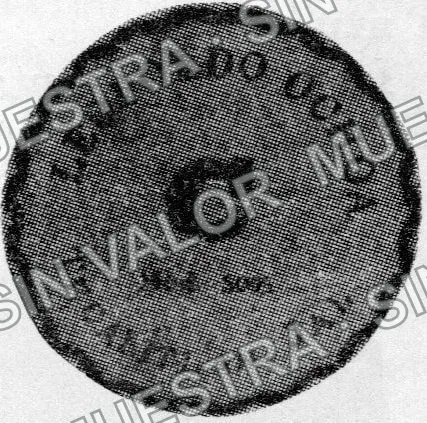 1 peso, Leopoldo Ochoa (M2695), reverso