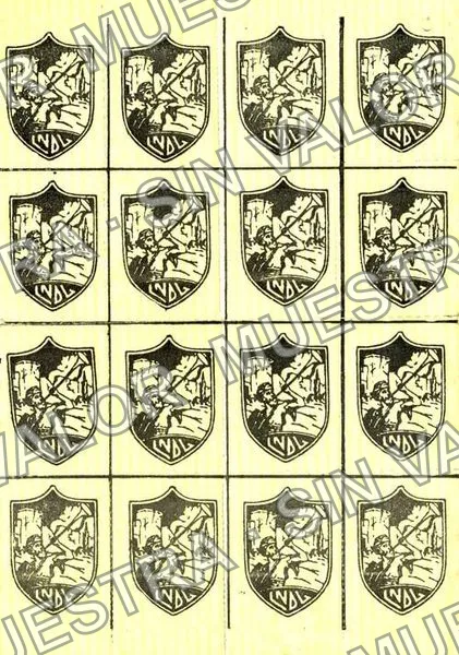 1 peso, Liga Nacional Defensora de la Libertad Religiosa (M4368), M4368 $1 Liga Nacional Defensora de la Libertad Religiosa, reverso