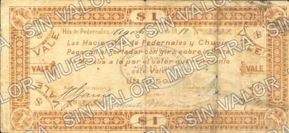 1 peso (M4388), reverso