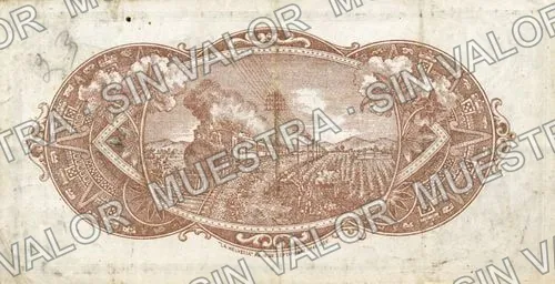 1 peso, Manuel Suárez (M999), M999 $1 Manuel Suárez, reverso