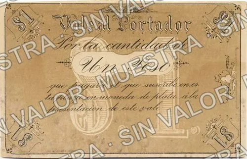 1 peso, Maximiliano Damm (M701), anverso