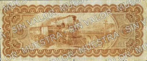 1 peso, Mina La Fronteriza (M684), reverso