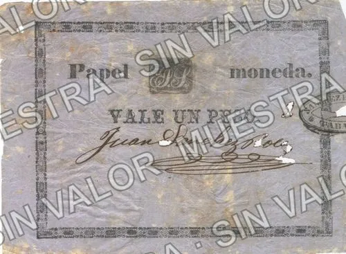 1 peso, papel moneda (M760), anverso (M760 $1 papel moneda)