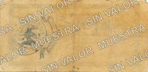 1 peso, Presidencia Municipal, Tlaltenango (M4200), M4200 $1 Presidencia Municipal, Tlaltenango, reverso