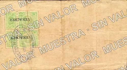 1 peso, Vicente Sánchez Rebolledo y Hno (M4089), M4089 $1 Vicente Sánchez Rebolledo y Hno, reverso