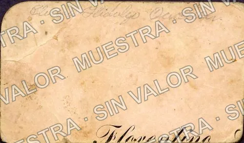 10 centavos, Alfredo Osorio Ortiz (M3460), reverso