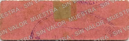 10 centavos, Antiguo Café y Nevería de Manrique (M1281), M1281 10c Antiguo Café y Nevería de Manrique, reverso